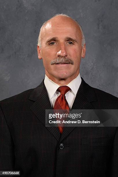 Daryl Evans of the Los Angeles Kings poses for his official headshot for the 2015-2016 season on September 17, 2015 at the Toyota Sports Center in El...