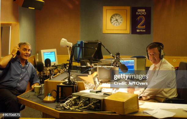 - Producer Paul Walters and presenter Terry Wogan in one of the Radio 2 studios. Terry is presenting the breakfast show, 2002.