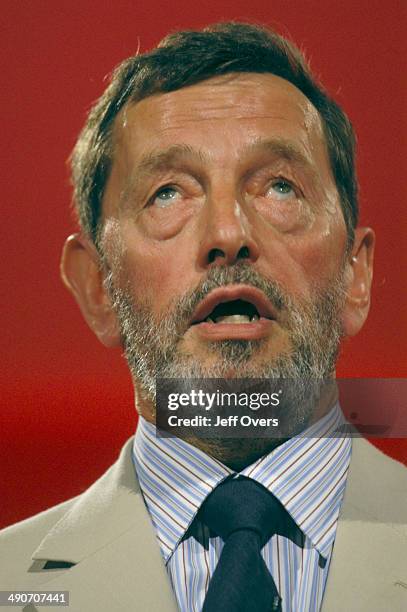 Labour Party Conference, Brighton 2005: Work and Pensions Secretary David Blunkett