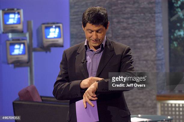 Jon Sopel on the set of the BBC current affairs programme The Politics Show The show is transmitted Sunday lunchtime