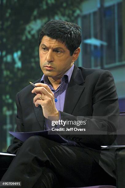 Jon Sopel on the set of the BBC current affairs programme The Politics Show The show is transmitted Sunday lunchtime