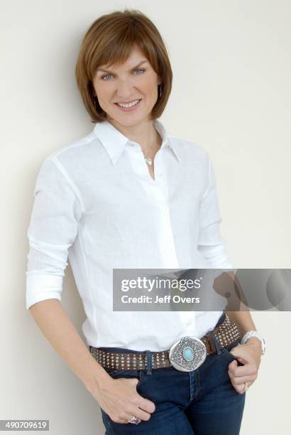 Portrait of Fiona Bruce, BBC newsreader and presenter. .