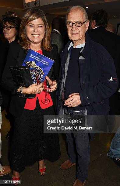 Sarah Standing and Sir John Standing attend the press night of "Pure Imagination: The Songs of Leslie Bricusse" at the St James Theatre on September...