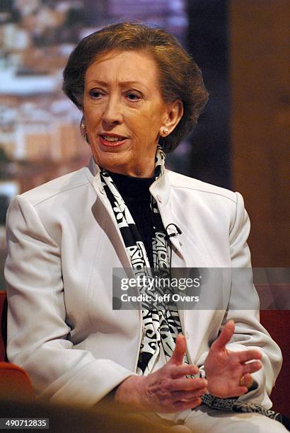 Former Foreign Secretary Margaret Beckett, now chairman of the Intelligence and Security Committee, appearing on the BBC current affairs programme...