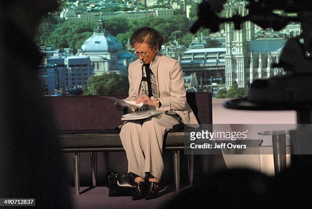 Former Foreign Secretary Margaret Beckett, now chairman of the Intelligence and Security Committee, appearing on the BBC current affairs programme...