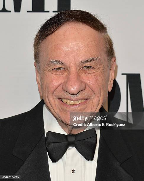 Composer Richard Sherman arrives to the BMI Film & Television Awards at The Four Seasons Beverly Wilshire Hotel on May 14, 2014 in Beverly Hills,...