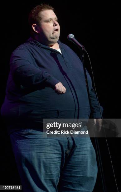 Comedian Ralphie May performs during, Bud Light Presents Wild West Comedy Festival - "Friends Of Tim" a benifet for Comedian Tim Wilson who passed...