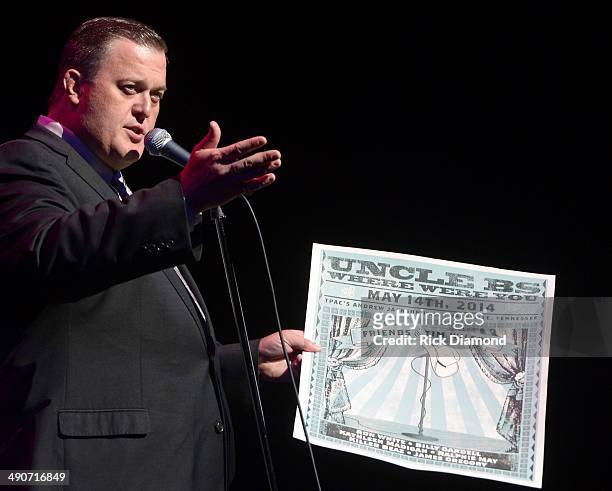 Comedian Billy Gardell performs during, Bud Light Presents Wild West Comedy Festival - "Friends Of Tim" a benifet for Comedian Tim Wilson who passed...