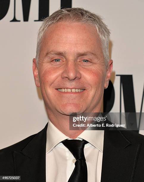 Composer Blake Neely arrives to the BMI Film & Television Awards at The Four Seasons Beverly Wilshire Hotel on May 14, 2014 in Beverly Hills,...