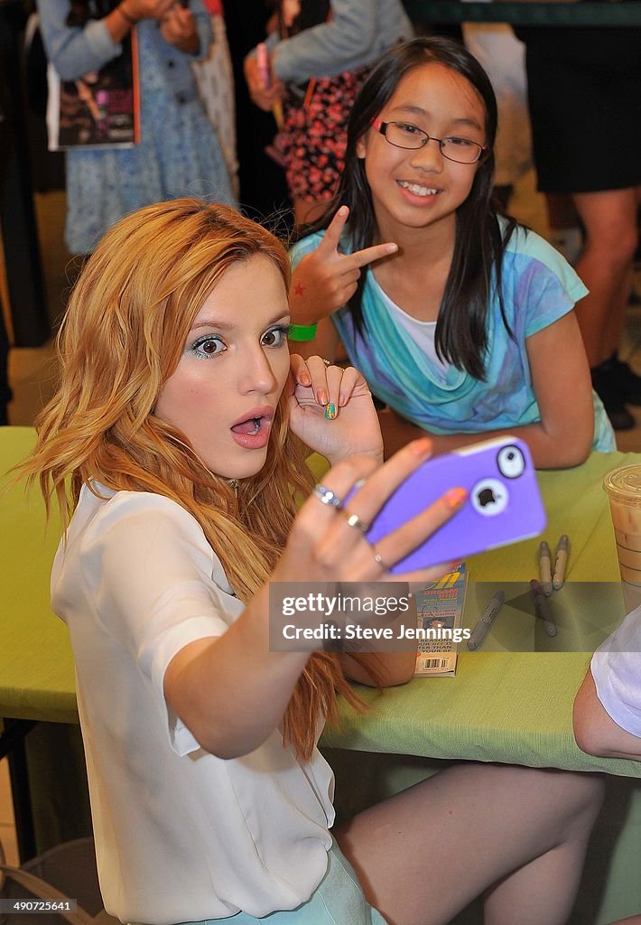 Disney Channel And Seventeen Magazine Star Bella Thorne Makes Appearance At Barnes & Noble