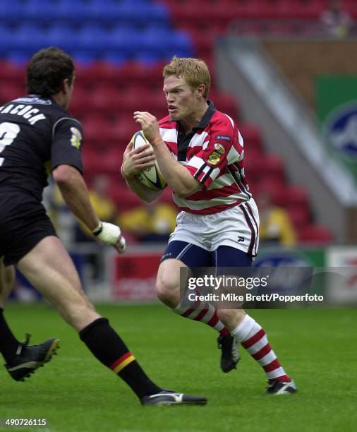 Wigan's Brett Dallas during the Rugby Super League match between Wigan Warriors and Bradford Bulls held at the JJB Stadium, 25th August 2003. Wigan...