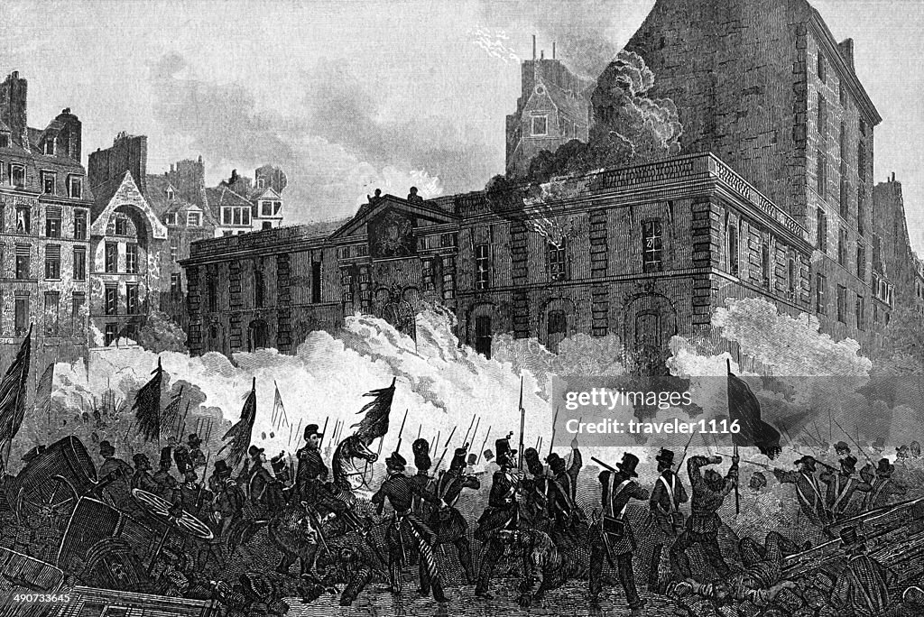Attack Of The Royal Palace During The French Revolution