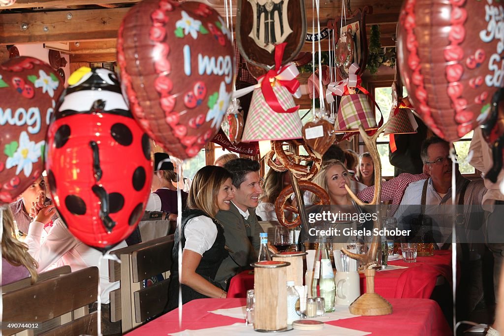 FC Bayern Muenchen Attends Oktoberfest 2015