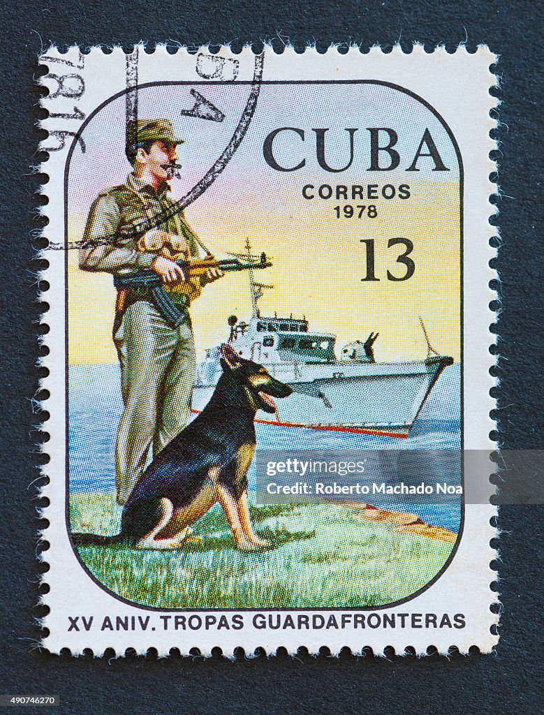 Cuban 1978 stamp commemorating the 15th anniversary of The...