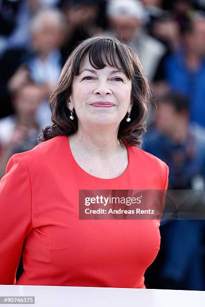 Actress Marion Bailey attends the "Mr. Turner" photocall during the 67th Annual Cannes Film Festival on May 15, 2014 in Cannes, France.