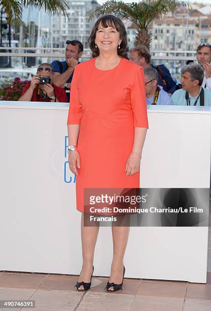 Actress Marion Bailey attends the "Mr.Turner" photocall at the 67th Annual Cannes Film Festival on May 15, 2014 in Cannes, France.