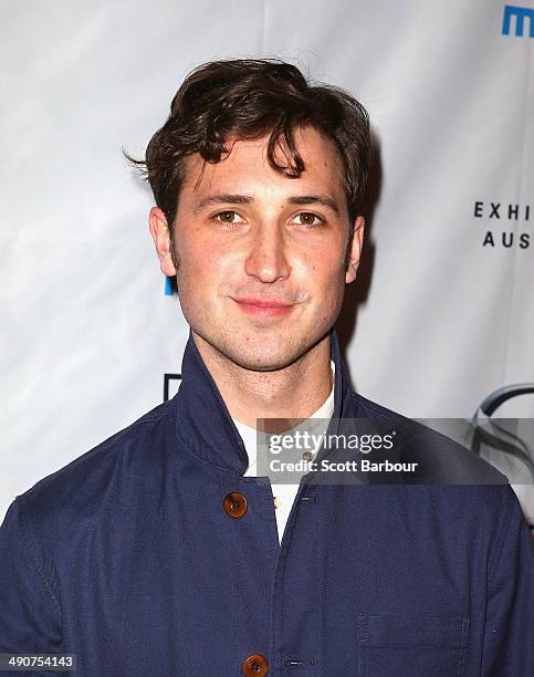 Ben Lloyd-Hughes arrives at the National Gallery of Victoria for the Opening Night of the Italian Masterpieces Exhibition on May 15, 2014 in...