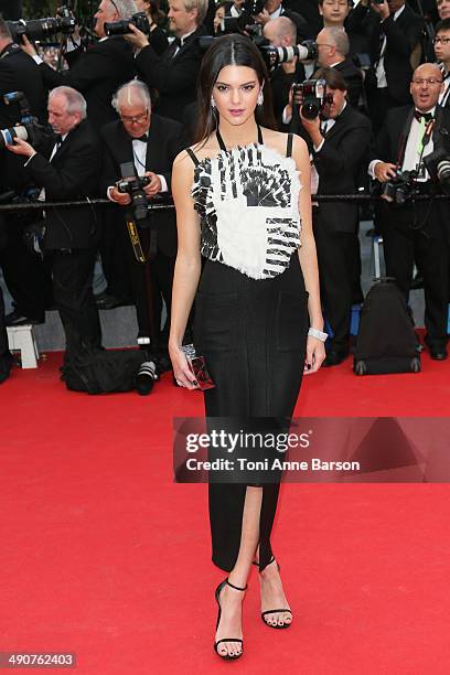 Kendall Jenner attends the opening ceremony and "Grace of Monaco" premiere at the 67th Annual Cannes Film Festival on May 14, 2014 in Cannes, France.