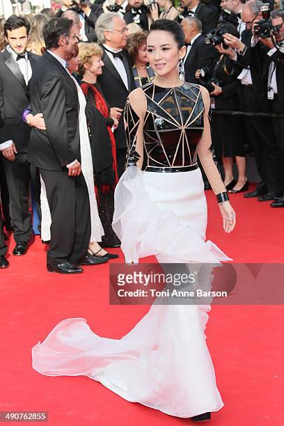 Zhang Ziyi attends the opening ceremony and "Grace of Monaco" premiere at the 67th Annual Cannes Film Festival on May 14, 2014 in Cannes, France.
