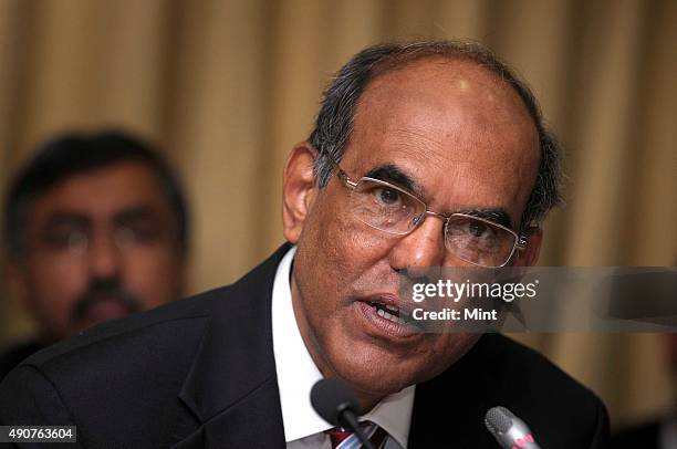 Subbarao, Governor of Reserve Bank of India, announcing the Third Quarter Review of Monetary Policy 2012-13, on January 29, 2013 in Mumbai, India.