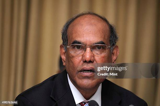 Subbarao, Governor of Reserve Bank of India, announcing the Third Quarter Review of Monetary Policy 2012-13, on January 29, 2013 in Mumbai, India.