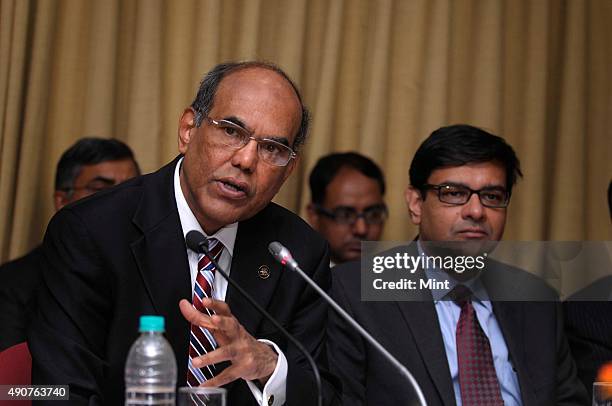 Subbarao, Governor of Reserve Bank of India, announcing the Third Quarter Review of Monetary Policy 2012-13, on January 29, 2013 in Mumbai, India.