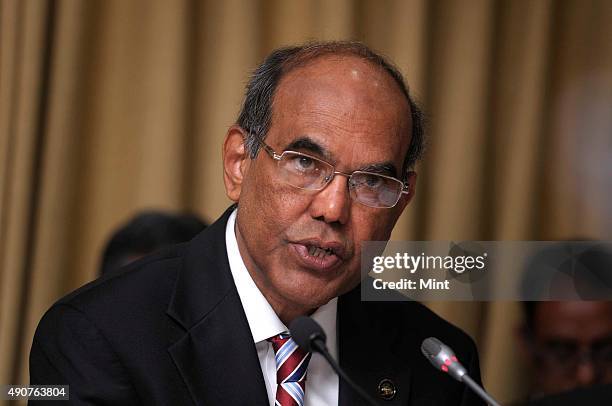 Subbarao, Governor of Reserve Bank of India, announcing the Third Quarter Review of Monetary Policy 2012-13, on January 29, 2013 in Mumbai, India.