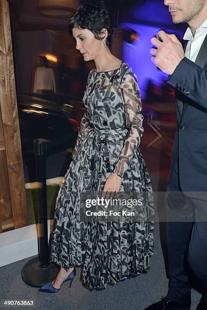 Audrey Tautou leaves the "Grace Of Monaco" After Party - The 67th Annual Cannes Film Festival at Studio 5 on May 14, 2014 in Cannes, France.