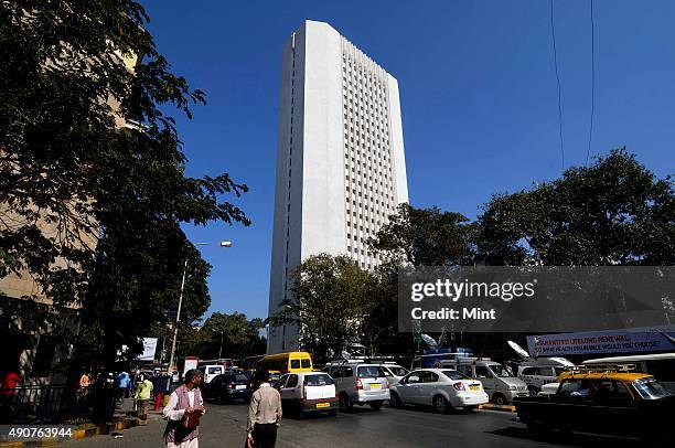 Reserve Bank of India building clicked on January 29, 2013 in Mumbai, India.