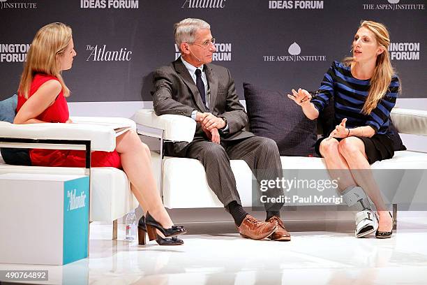 Mary Louise Kelly, Contributing Editor, The Atlantic, Anthony Fauci, Director, National Institute of Allergy and Infectious Diseases, and Vanessa...