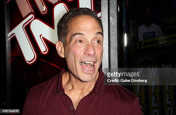 Executive Producer Harvey Levin unveils IGT's TMZ Video Slots at the Global Gaming Expo 2015 at the Sands Expo and Convention Center on September 30,...