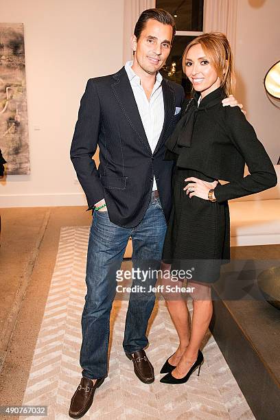 Bill Rancic and Giuliana Rancic attend Restoration Hardware Celebrates The Opening Of RH Chicago - The Gallery At The Three Arts Club at Restoration...