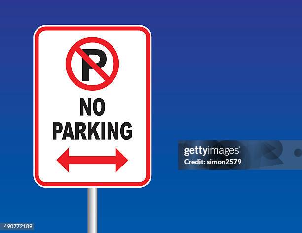 parkverbot - parkverbot stock-grafiken, -clipart, -cartoons und -symbole