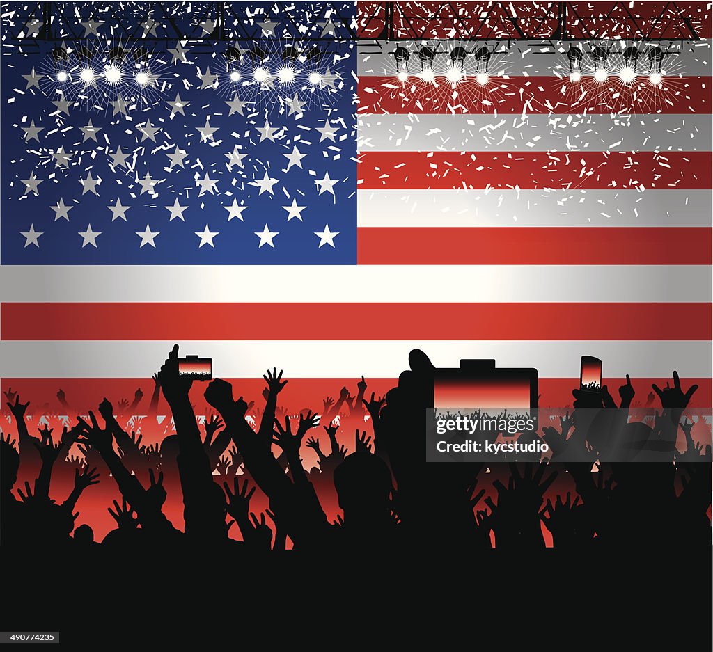 USA concert celebration