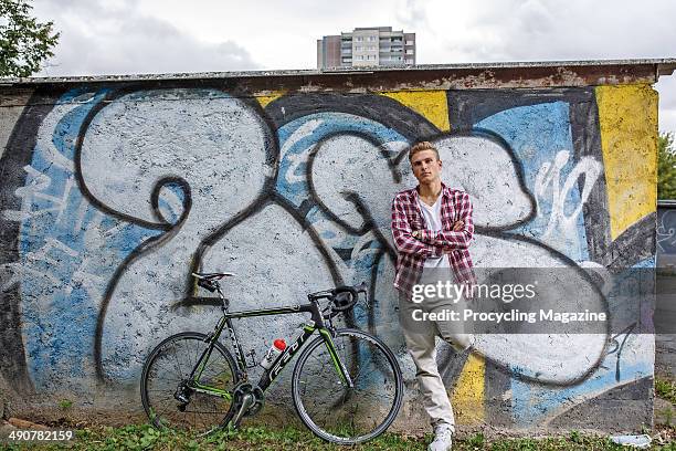 German professional cyclist Marcel Kittle of UCI pro team Argos-Shimano photographed during a portrait shoot for Procycling Magazine, September 3,...