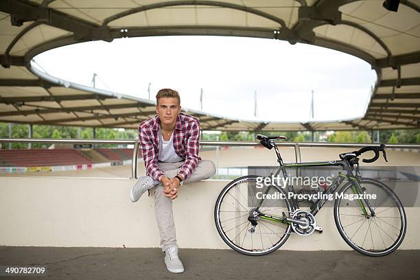 German professional cyclist Marcel Kittle of UCI pro team Argos-Shimano photographed during a portrait shoot for Procycling Magazine, September 3,...