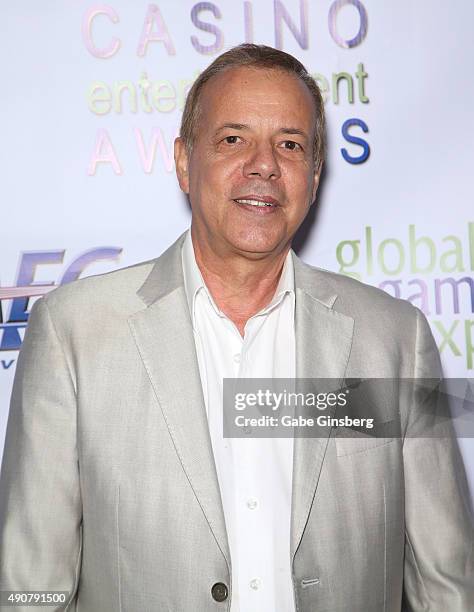 Writer/comedian Lance Montalto attends Global Gaming Expo's Casino Entertainment Awards at Vinyl inside the Hard Rock Hotel & Casino on September 30,...