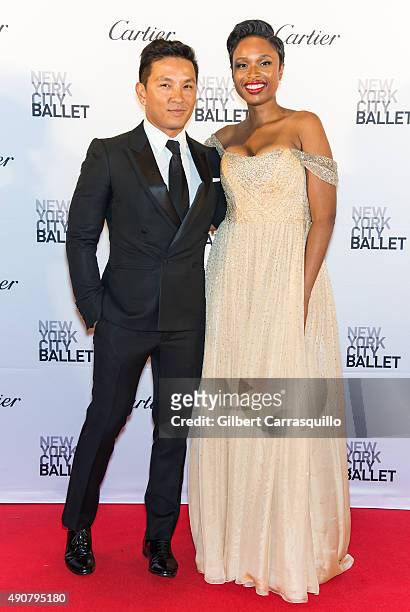 Fashion designer Prabal Gurung and singer/actress Jennifer Hudson attend the 2015 New York City Ballet Fall Gala at David H. Koch Theater at Lincoln...