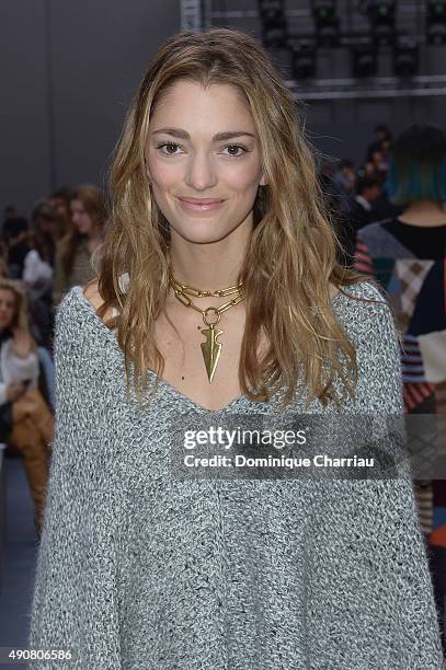 Sofia Sanchez de Betak attends the Chloe show as part of the Paris Fashion Week Womenswear Spring/Summer 2016 on October 1, 2015 in Paris, France.