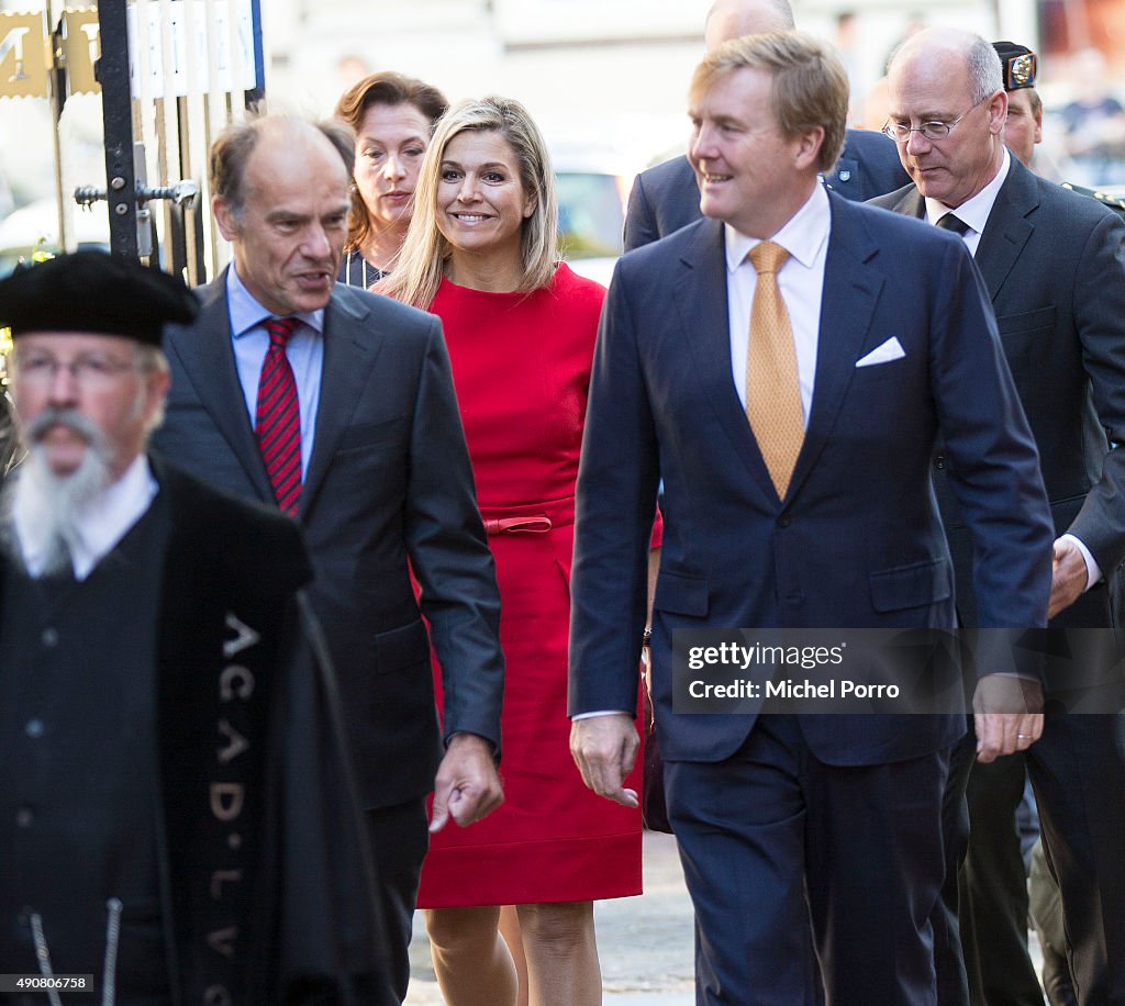 King Willem-Alexander and Queen Maxima Attend Symposium China In The Netherlands