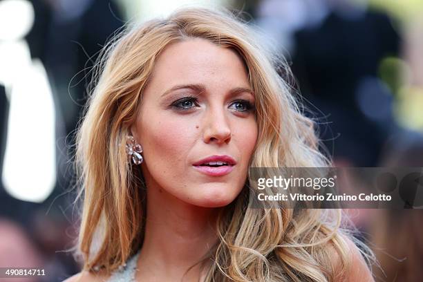 Blake Lively attends the "Mr Turner" premiere during the 67th Annual Cannes Film Festival on May 15, 2014 in Cannes, France.