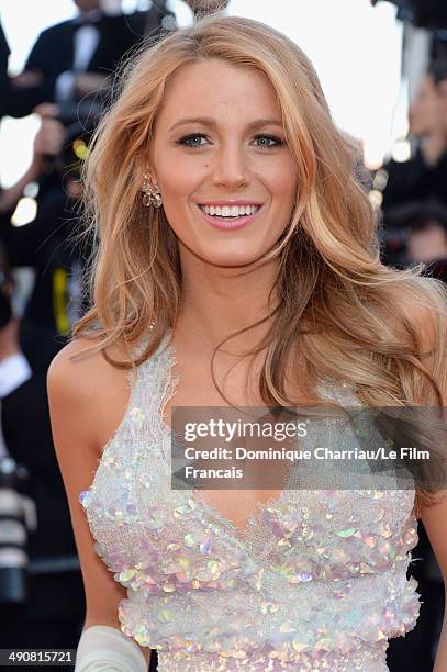 Blake Lively attends the "Mr.Turner" Premiere at the 67th Annual Cannes Film Festival on May 15, 2014 in Cannes, France.