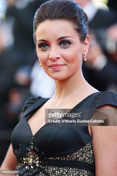 Priscilla Betti attends the "Mr Turner" premiere during the 67th Annual Cannes Film Festival on May 15, 2014 in Cannes, France.