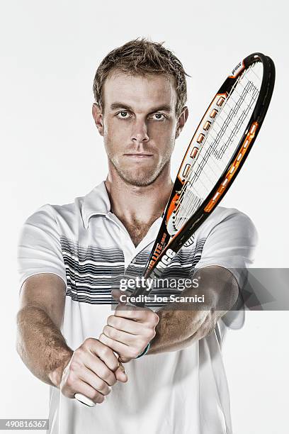 Tennis Player Sam Querrey is photographed for Self Assignment on December 4, 2010 in Manhattan Beach, California.