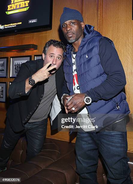 Benny Silmas and DMX attend the Bounce Sporting Club 4 Year Anniversary Party at Bounce Sporting Club on September 30, 2015 in New York City.