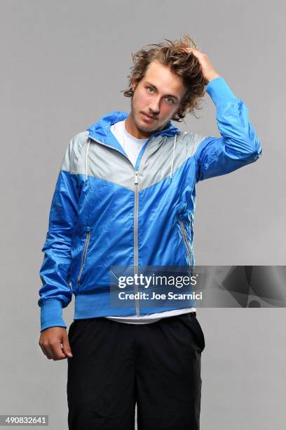 Tennis player Lucas Pouille is photographed for Self Assignment on December 11, 2012 in Valencia, Spain.