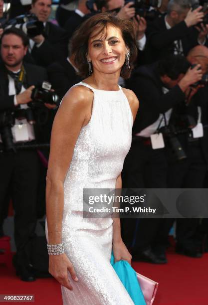 Model Ines de La Fressange attends the "Mr. Turner" premiere during the 67th Annual Cannes Film Festival on May 15, 2014 in Cannes, France.