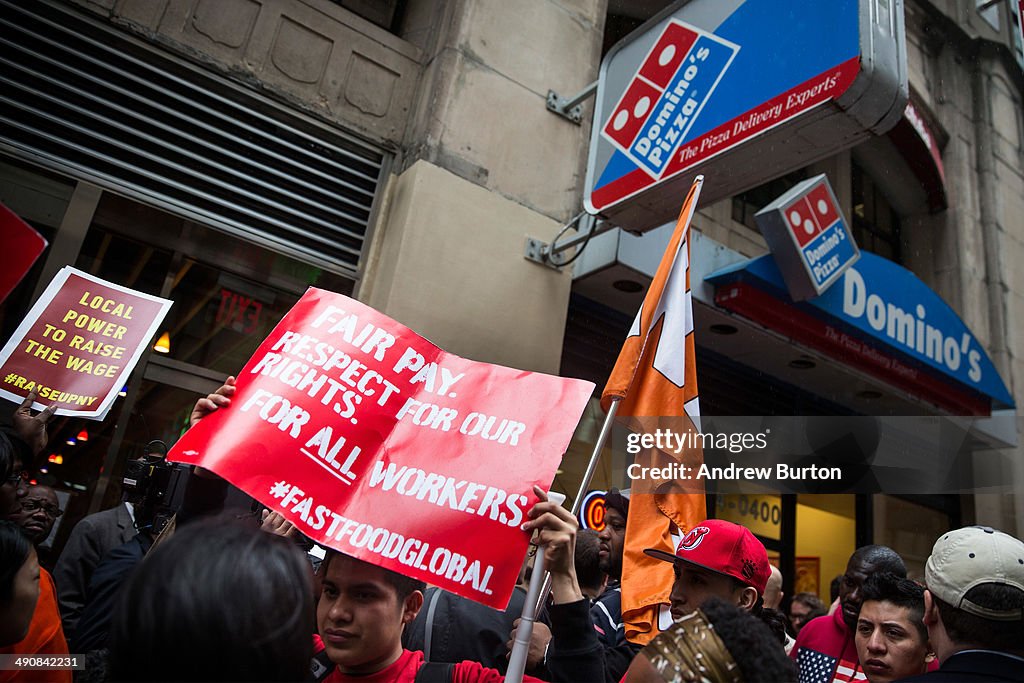 Fast Food Workers Across U.S. Rally For Increased Wages, Unionization