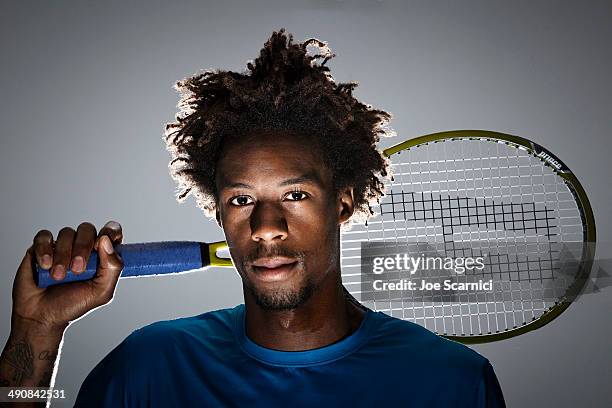 Tennis player Gael Monfils is photographed for Self Assignment on August 26, 2011 in New York City.
