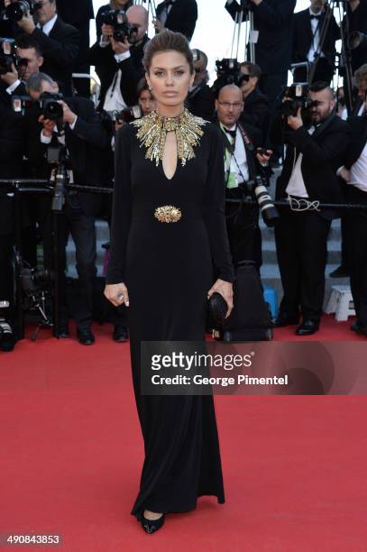 Victoria Bonia attends the 'Mr.Turner' Premiere at the 67th Annual Cannes Film Festival on May 15, 2014 in Cannes, France.